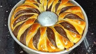 فطيره طاقيه السلطان يعنى هى جت عليا😋هشه وطريه زى القطن 😋