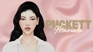 Mariah Puckett | New CAS VIDEO + CC List| The Sims 4⭐️