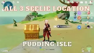 ALL 3 Seelie Location Pudding Isle | Golden Archipelago v2.8 | Genshin Impact