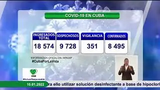 Conferencia de prensa sobre la Covid-19 en Cuba (10 de enero de 2022)