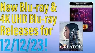 New Blu-ray & 4K UHD Blu-ray Releases for December 12th, 2023!