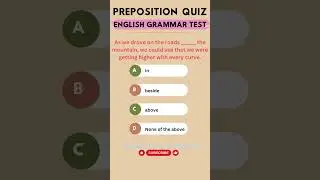 English Preposition Quiz: Can You Fill in the Blanks with the Correct Prepositions?