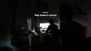 how to stay ahead in school 📚