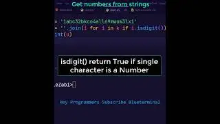 get numbers from strings in python