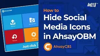 How to hide social media icons in AhsayOBM/AhsayACB?