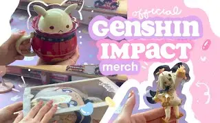 ✨ all my official genshin impact merch (so far) | klee mug, a lot of paimon, a blanket, and more 💕