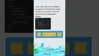 Expanded widget in flutter | flutter Widgets (Part 8)