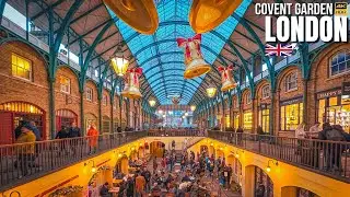 London 🇬🇧 Seven Dials to Covent Garden Evening Walking Tour【4K】| City Walking Tour