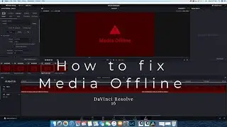 How to resolve Media Offline Error | DaVinci Resolve 16