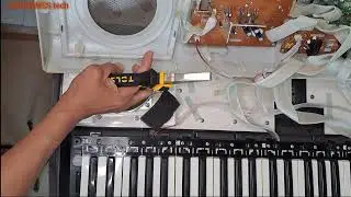 How to clean inside speaker grill of YAMAHA PSR E403
