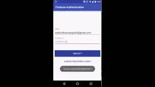 Firebase Android Tutorial Part 1 - User Authentication