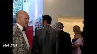Brian May, Roger Taylor & George Michael at Maybe Baby premiere 31.05.2000