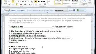 Converting Text Based Questions to Moodle XML