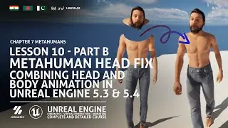 Unreal Engine Metahuman Fix: Combine Detached Head & Body Animation | Hindi | Urdu | हिंदी | اردو