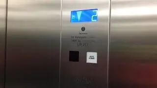 ThyssenKrupp Evolution Blue Elevators at Zurich Airport in Zurich, Switzerland