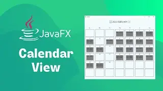 JavaFX - Creating a Calendar View from scratch