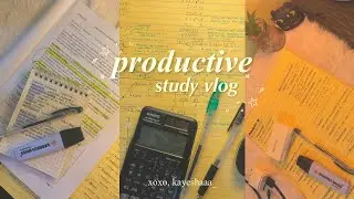 ୨୧ shs diaries s1: ep7 | 72-HOUR productuve study vlog 📚🧸 | study with me! 💘 | ph 🇵🇭
