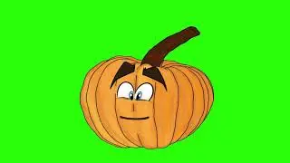 pumpkin green screen