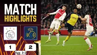 Ajax - Union SG | 1-2 | Aggregate 3-2 | Highlights | Europa League 2024-25 | Ajax Union SG
