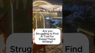 Stop searching Ai Tool for thesis writing Use This Tool