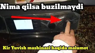 Kir yuvish mashinasi qanday ornatiladi haqida nalumot