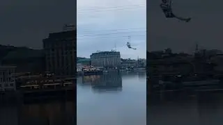 Канатна дорога тролів у Києві над Дніпром! Україна, Київ, настрій, туризм, розваги, відпочинок, Kyiv