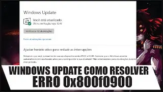 COMO RESOLVER o ERRO 0x800f0900 no WINDOWS UPDATE