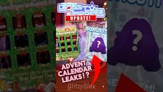 😱*NEW* WINTER ITEM LEAKS?! | Dress To Impress Advent Calendar UPDATE?! 