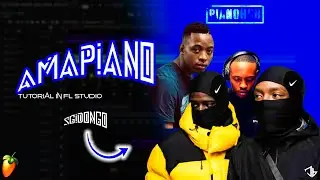 Amapiano Fl Studio Tutorial 2024 | 🎹Sgidongo Studio Session 1