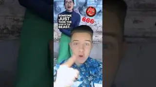 THIS GIRL PROMOTED THE MARK OF THE BEAST ⁉️👹😱 #jesus #religon #bible #god #shorts #markofthebeast