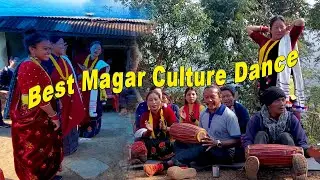 काैराहा र झ्याउरे तनहुका मगर्नी सालीहरूसंग Magar Nepali Typical Culture Dance Jhyaure Kauraha
