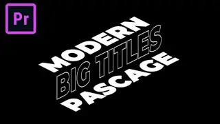 FREE Big Titles Pack Template MOGRT for Adobe Premiere Pro 2020 + Tutorial