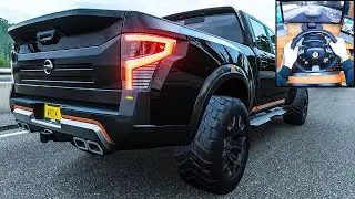 NISSAN TITAN WARRIOR | Forza Horizon 4 | GoPro Thrustmaster t80 ferrari 488 gtb GamePlay