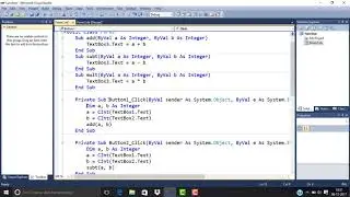 How to work with procedure in VB.NET