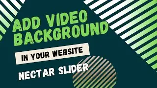 Add Professional Video Background Slider To Your Website In A Couple Of Minutes ~ Urdu/Hindi.