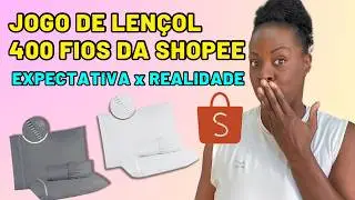 Jogo de Lençol da Shopee: Será que vale a pena?! Cama Posta|Comprinhas Shopee