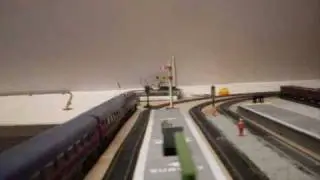 my model railway with class 66s on freight my 67 on passenger 2x37 on santa special