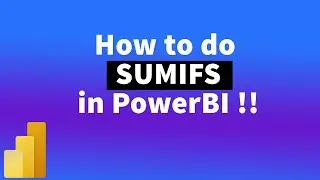 How to SUM Multiple categories in PowerBI using a Measure | SUMIFS explained | MiTutorials