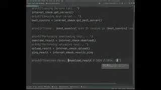 Project Day 16   Internet Speed Test Application commandline in Pythonshort2