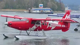 DHC-3T Turbine Otter · Turboprop Seaplane Startup & Takeoff