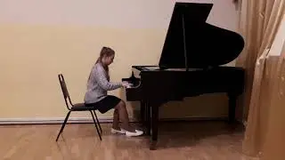 1974.Гущина Кира (12 лет)/Р. Шуман «Одинокие цветы» из цикла Лесные сцены.