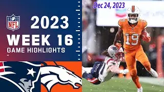 New England Patriots vs Denver Broncos FULL GAME Week 16 (12/24/23) | NFL Highlights Today