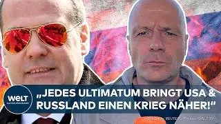 UKRAINE-KRIEG: DONNERWETTER! Trump impulsiv und der Kreml poltert: Warnung vor atomarer Eskalation
