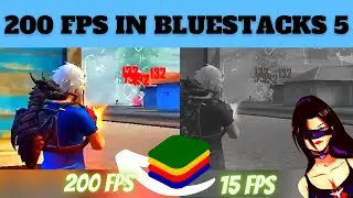 How To Get 240+ High FPS IN FREE FIRE BLUESTACKS 5 & 4 | BLUESTACKS  SMOOTHE GAMEPLAY IN LOW END PC