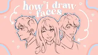 HOW TO DRAW AN ANIME FACE FOR BEGINNERS