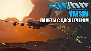 Microsoft Flight Simulator - VATSIM Online Flight with ATC