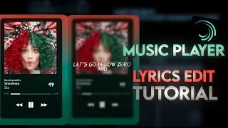 iPhone Music Player Lyrics Edit Tutorial