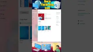 desktop icon settings windows 10 #shorts