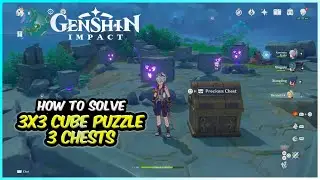 Watatsumi Island 3x3 Cube Puzzle | Genshin Impact