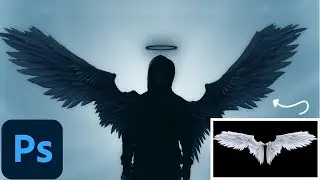 dark angel | photo manipulation (photoshop)